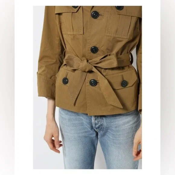 DSQUARED2 Brown Belted Trench Coat - Picture 3 of 9